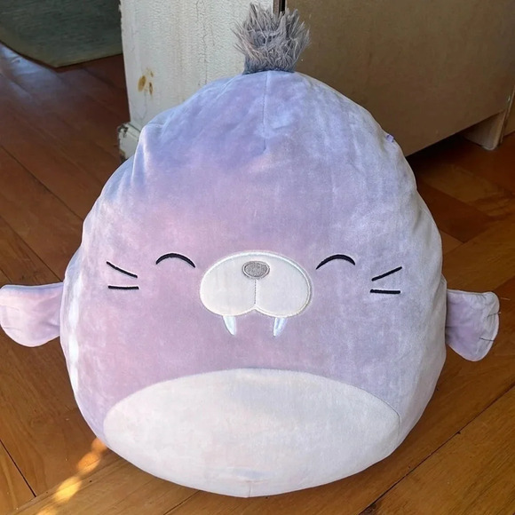 RARE*Squishmallows Kwame The Walrus - 18”Just Released KellyToy Plush New 2023 - Picture 1 of 5